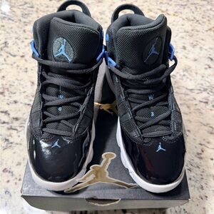 Jordan 6 Rings Anthracite/University Blue
